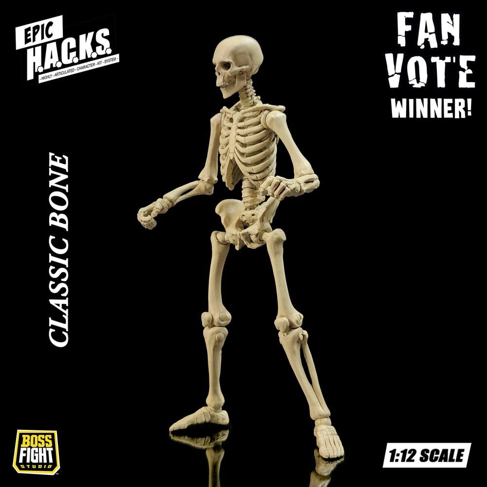 Epic H.A.C.K.S. Actionfigur 1/12 Skeleton Blank Classic Bone - Preorder - ETA: 25.05.2027