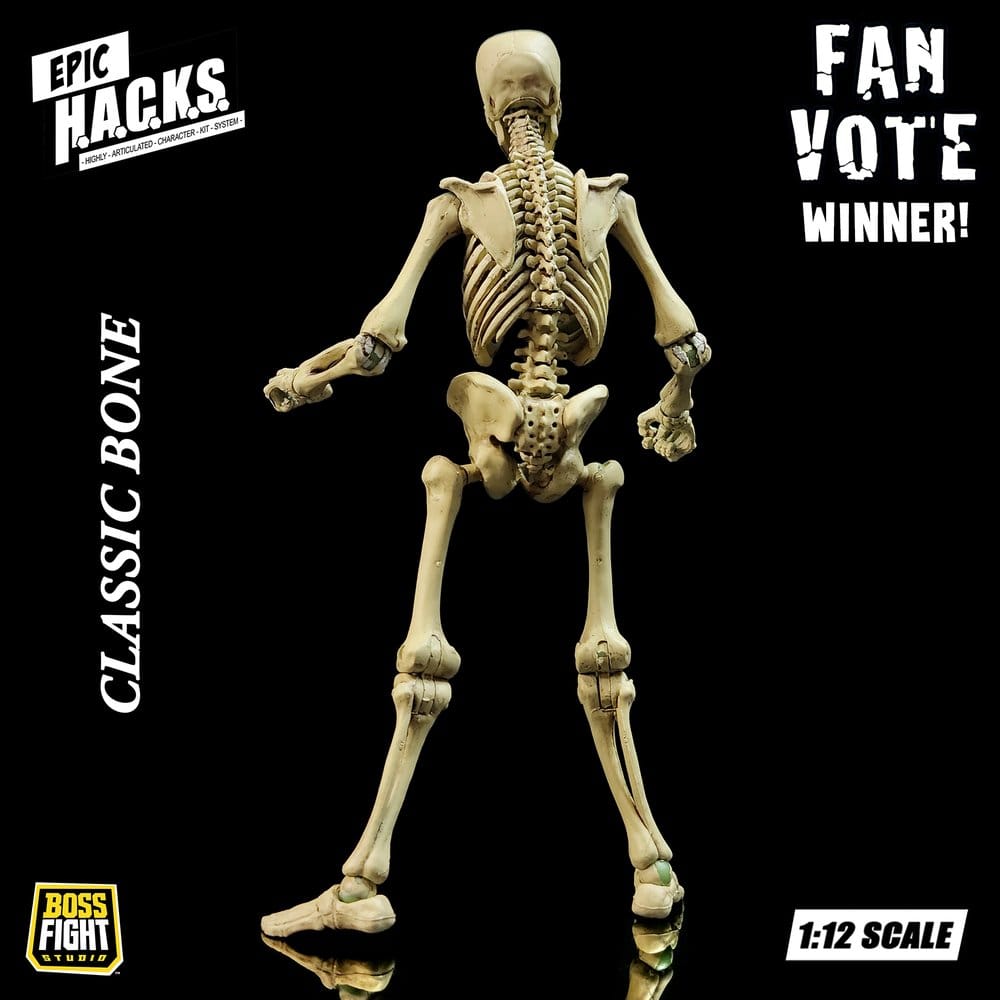 Epic H.A.C.K.S. Actionfigur 1/12 Skeleton Blank Classic Bone - Preorder - ETA: 25.05.2027