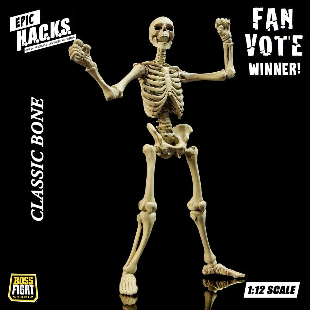 Epic H.A.C.K.S. Actionfigur 1/12 Skeleton Blank Classic Bone - Preorder - ETA: 25.05.2027