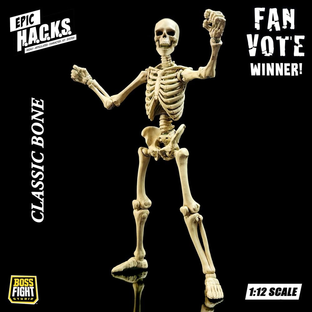Epic H.A.C.K.S. Actionfigur 1/12 Skeleton Blank Classic Bone - Preorder - ETA: 25.05.2027