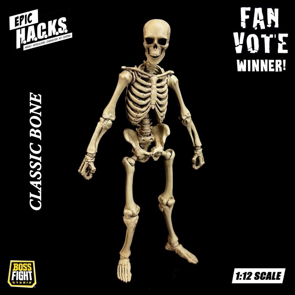 Epic H.A.C.K.S. Actionfigur 1/12 Skeleton Blank Classic Bone - Preorder - ETA: 25.05.2027