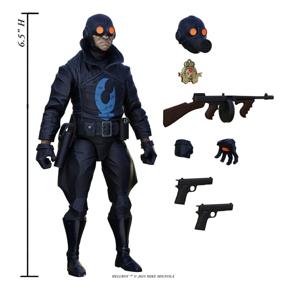 Hellboy Actionfigur Lobster Johnson (The Iron Prometheus) 17 cm  - Preorder - ETA: 25.11.2026