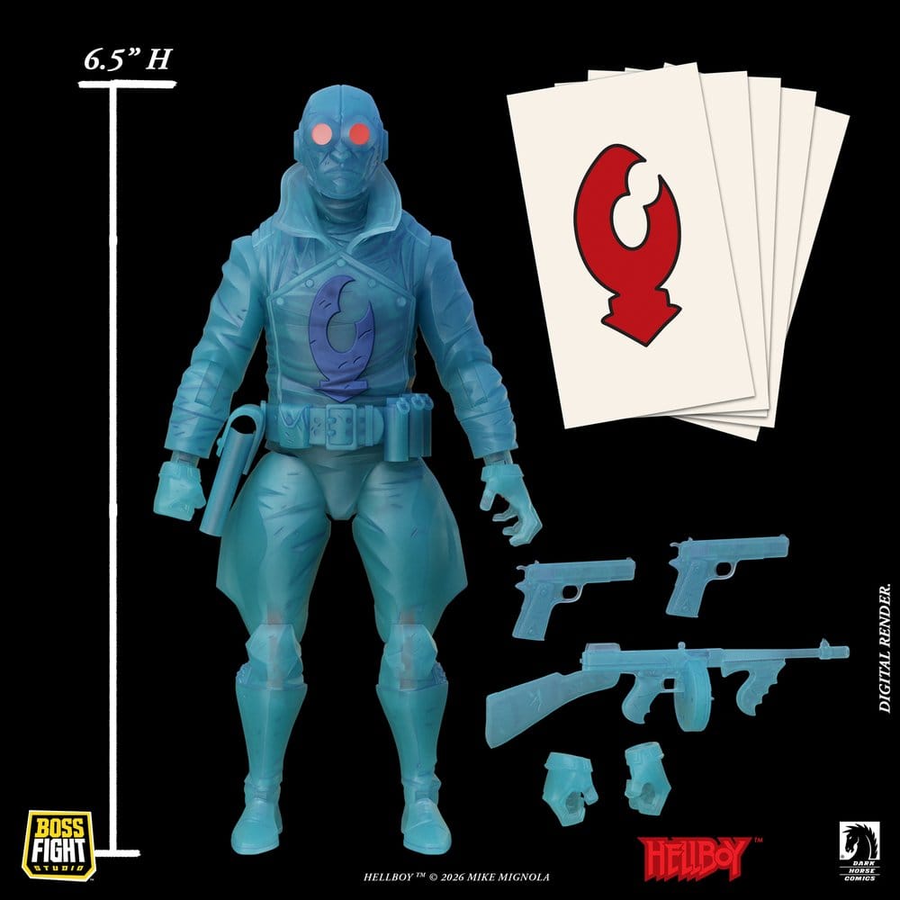 Lobster Johnson 1/12 Actionfigur The Ghost of Lobster Johnson (Limited Edition) heo exclusive 17 cm - Preorder - ETA: 25.05.2027