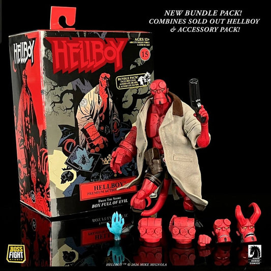 Hellboy Actionfigur 1/12 Scale Bundle Pack - Preorder - ETA: 23.07.2027
