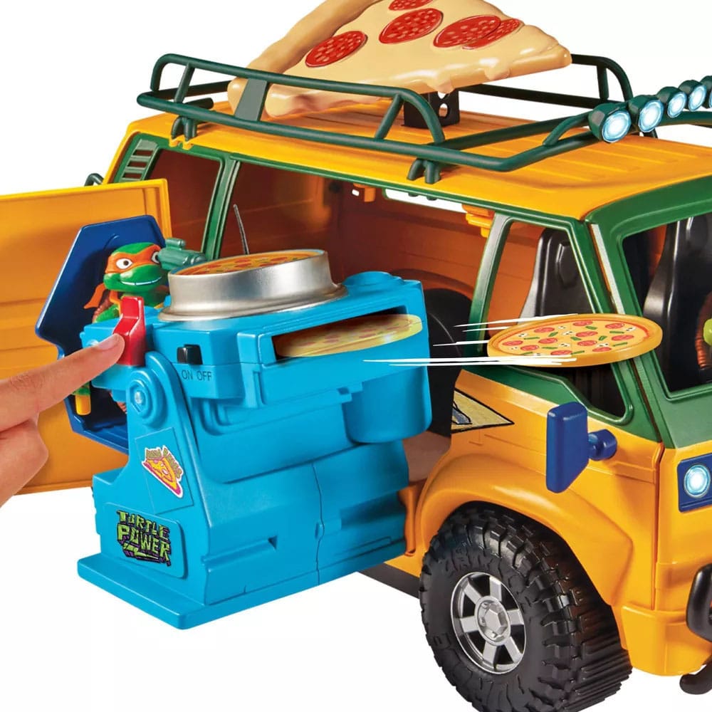 Teenage Mutant Ninja Turtles: Mutant Mayhem Fahrzeug Pizzafire Van 20 cm - Versand: 5-7 Tage nach Bestellung