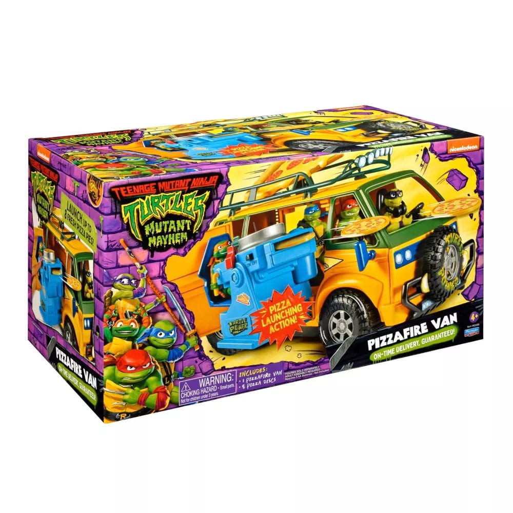Teenage Mutant Ninja Turtles: Mutant Mayhem Fahrzeug Pizzafire Van 20 cm - Versand: 5-7 Tage nach Bestellung