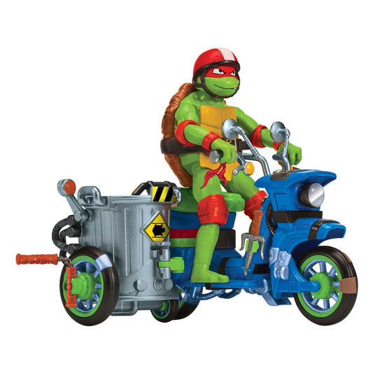 Teenage Mutant Ninja Turtles: Mutant Mayhem Action Figur Raphael & Scooter mit Seitenwagen 11 cm  - Versand: 5-7 Tage nach Bestellung