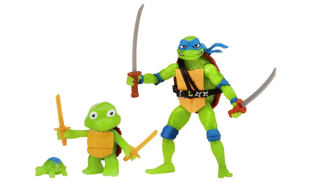 Teenage Mutant Ninja Turtles: Mutant Mayhem Actionfiguren 3er-Pack Leonardo Evolution 10 cm - Versand: 5-7 Tage nach Bestellung