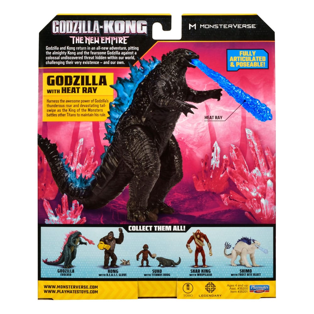 Godzilla x Kong The new Empire Actionfiguren Basic Figures 15 cm Sortiment (8) - Preorder - ETA: 09.10.2025