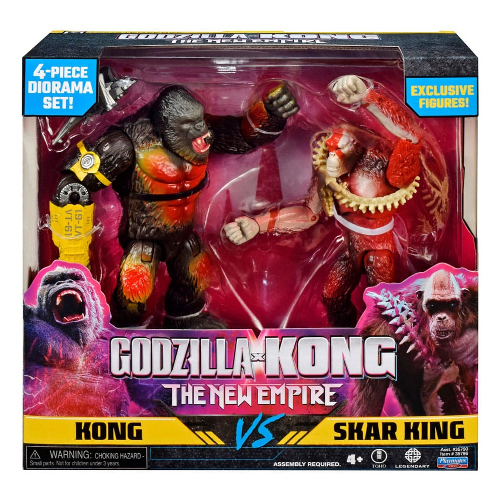 Godzilla x Kong: The New Empire Diorama 2er Pack Kong vs Skar 15 cm - Preorder - ETA: 25.11.2025
