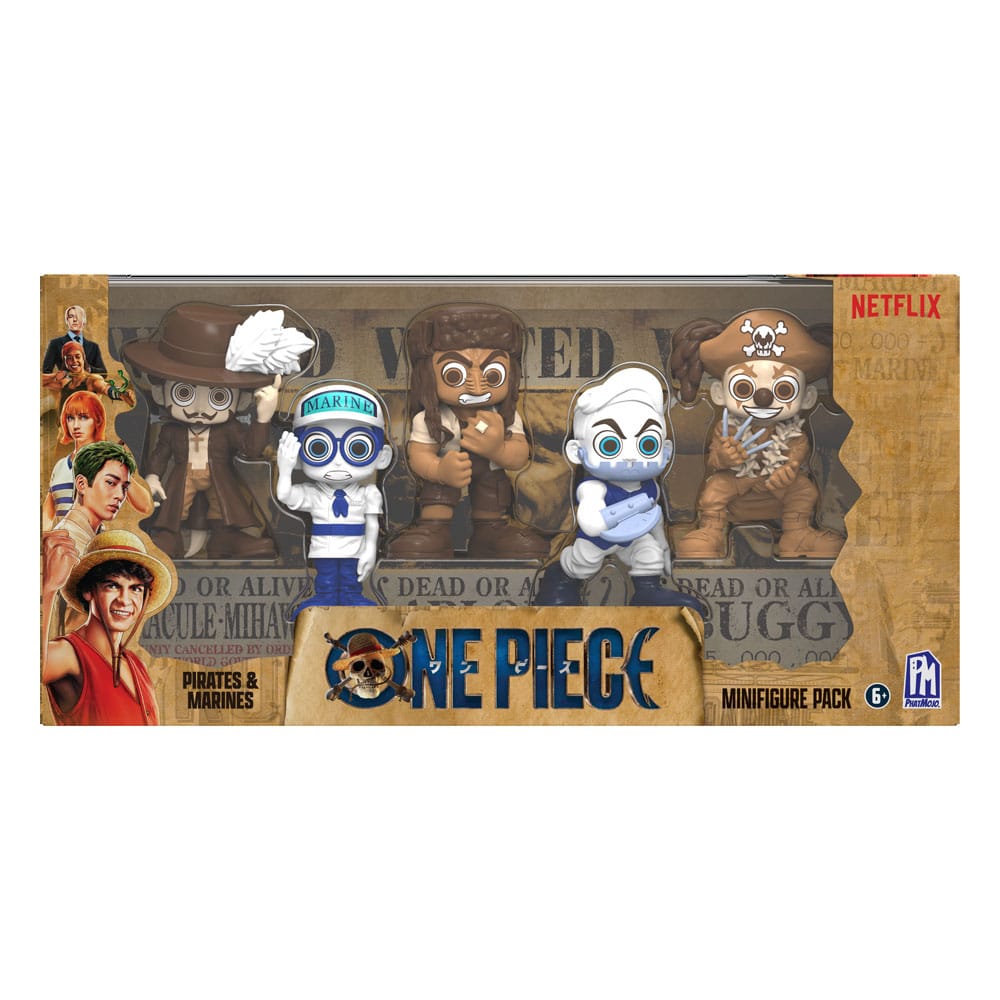 One Piece Minifiguren Set Prates & Marines 6 cm  - Versand: 5-7 Tage nach Bestellung