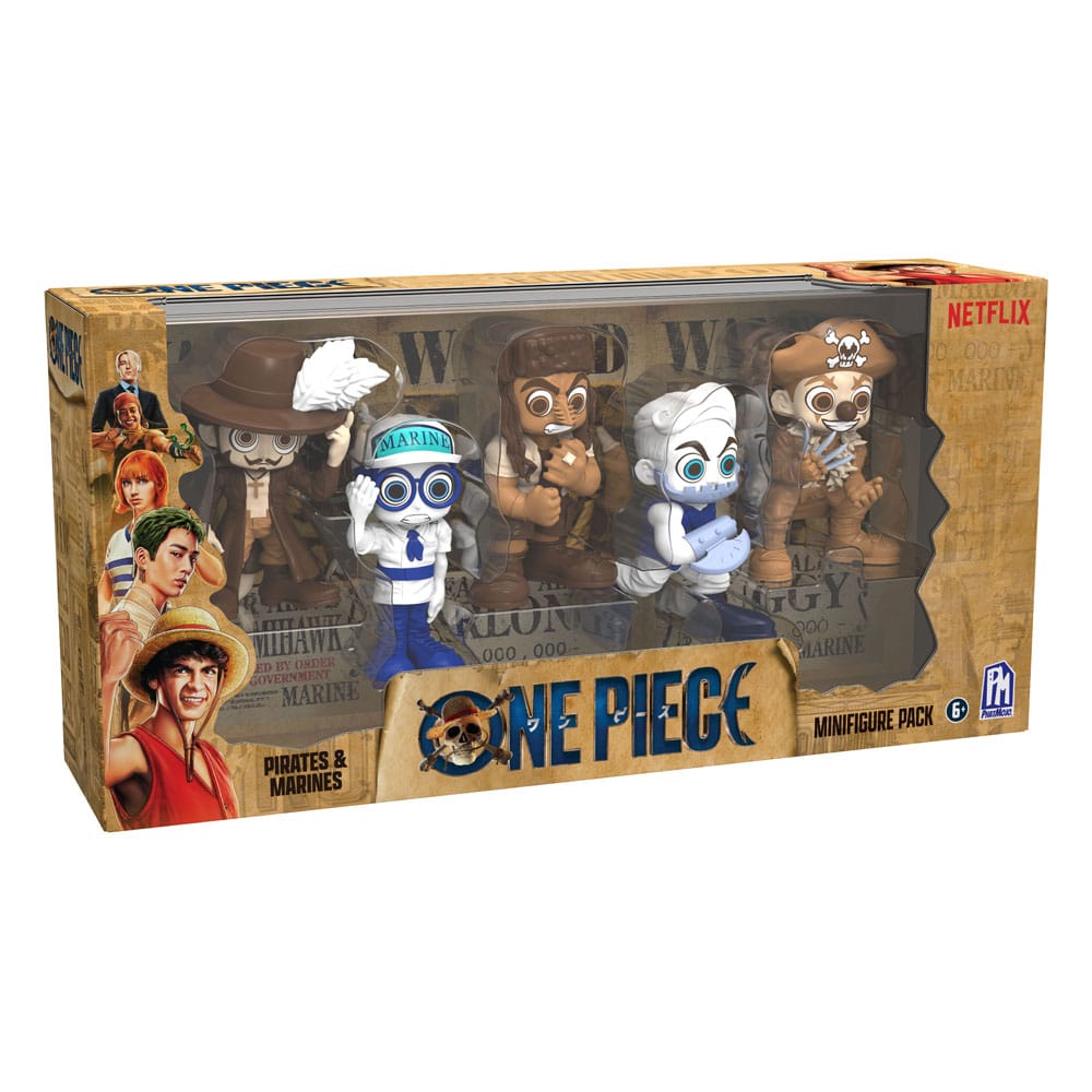 One Piece Minifiguren Set Prates & Marines 6 cm  - Versand: 5-7 Tage nach Bestellung