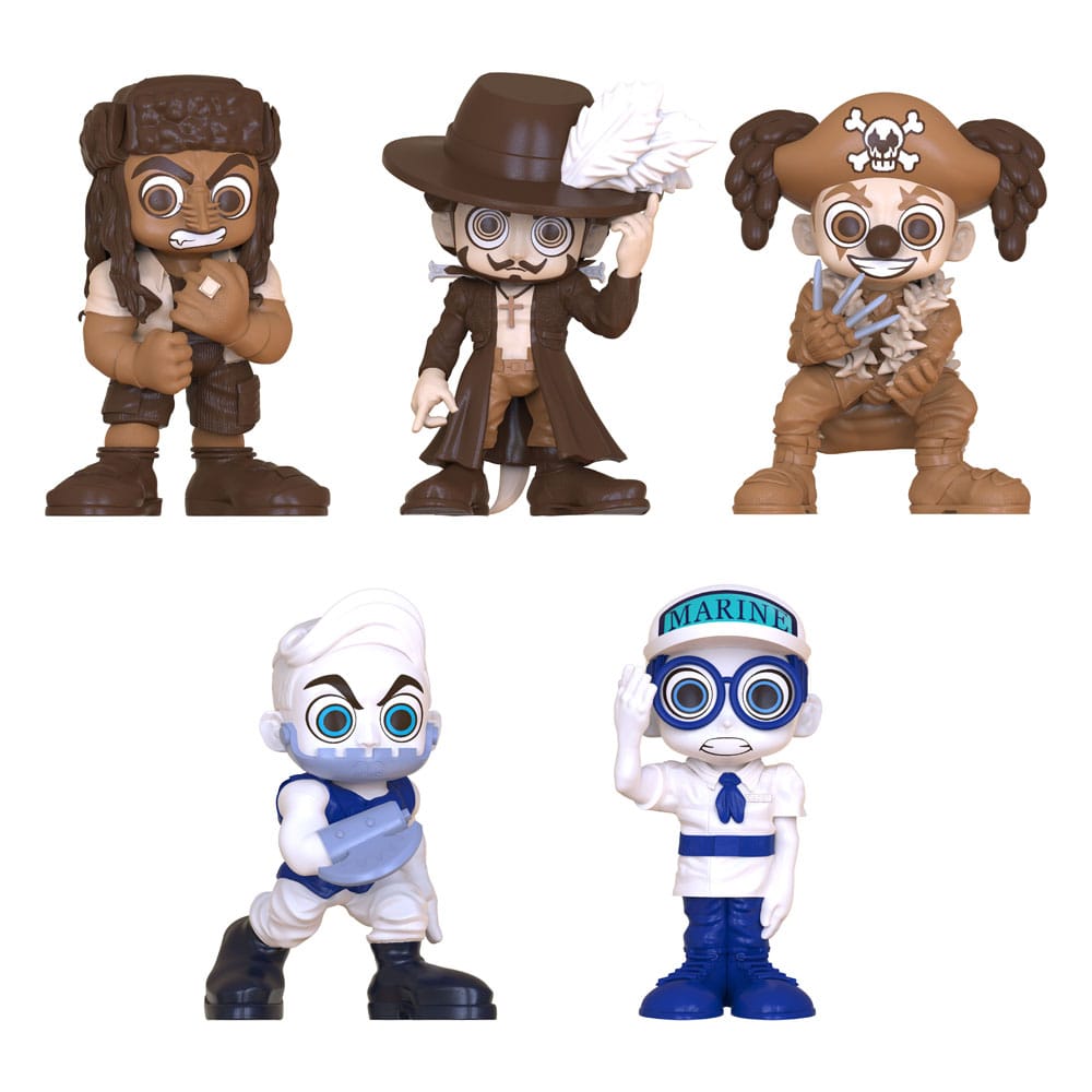 One Piece Minifiguren Set Prates & Marines 6 cm  - Versand: 5-7 Tage nach Bestellung