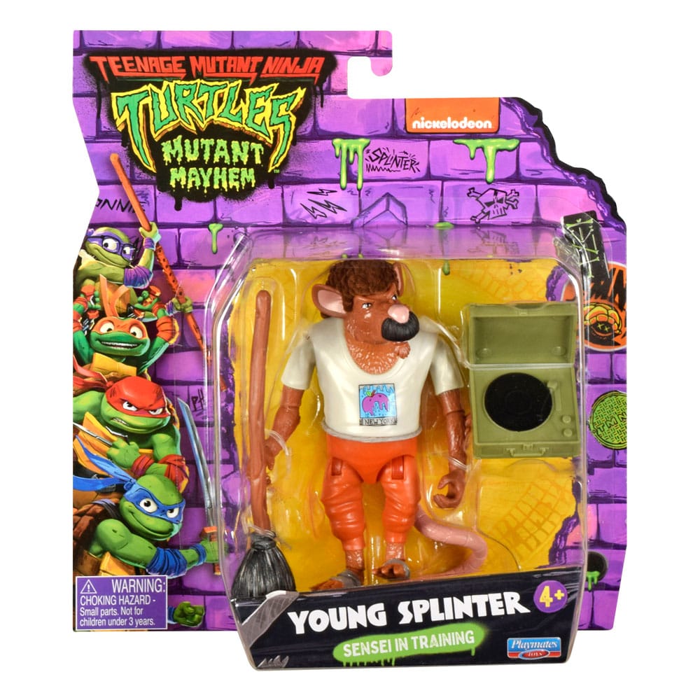 Teenage Mutant Ninja Turtles: Mutant Mayhem Actionfigur Young Splinter 11 cm  - Preorder - ETA: 25.11.2025
