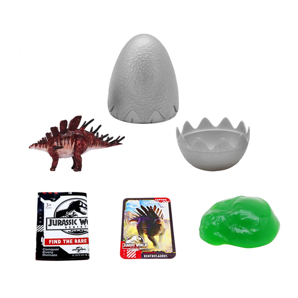 Jurassic World: Die Wiedergeburt Pop N Lock Blind Box Display Captivz Build n Battle Dinos (12)  - Preorder - ETA: 14.09.2025