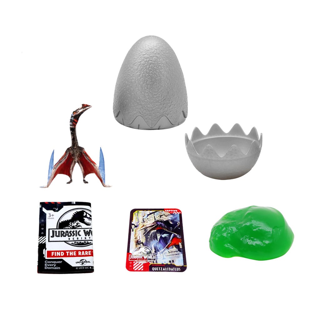 Jurassic World: Die Wiedergeburt Pop N Lock Blind Box Display Captivz Build n Battle Dinos (12)  - Preorder - ETA: 14.09.2025