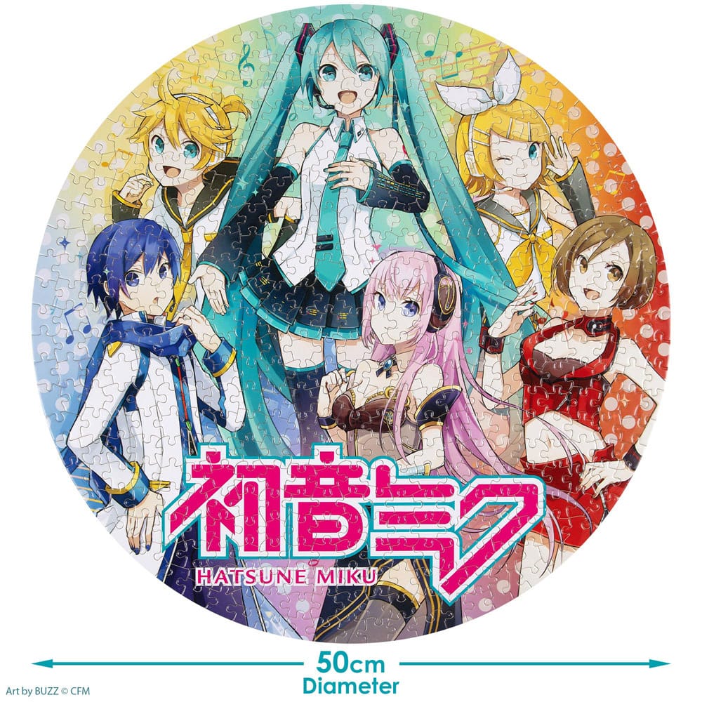 Hatsune Miku Jigsaw Puzzle Rund 500 Teile - Preorder - ETA: 12.09.2026