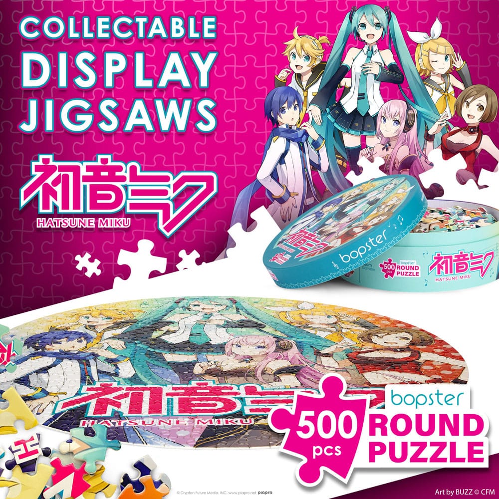 Hatsune Miku Jigsaw Puzzle Rund 500 Teile - Preorder - ETA: 12.09.2026
