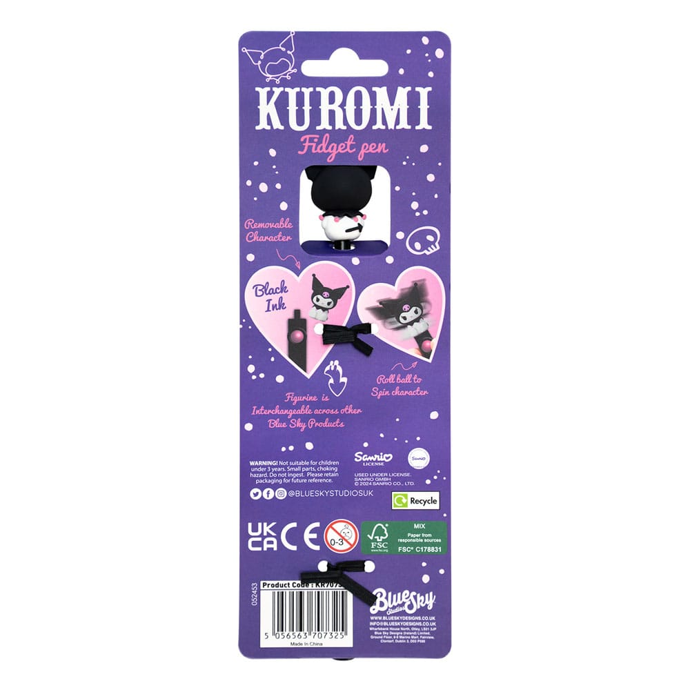 Sanrio Fidget Kugelschreiber Kuromi    - Preorder - ETA: 08.09.2026