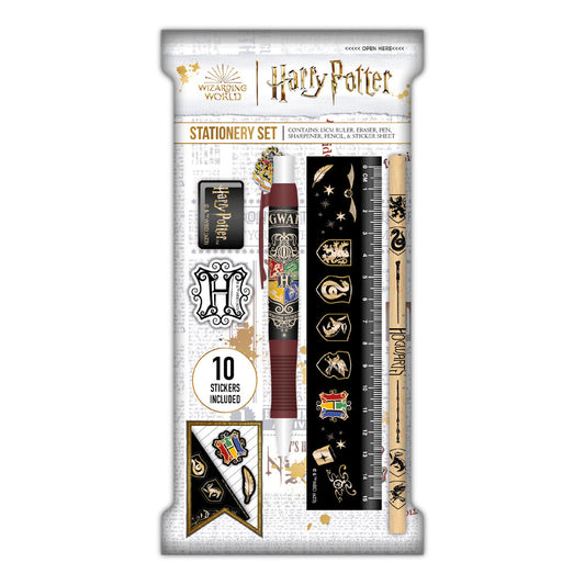 Harry Potter Schreibset Paper Pouch Colourful Crest Umkarton (6) - Preorder - ETA: 09.10.2026