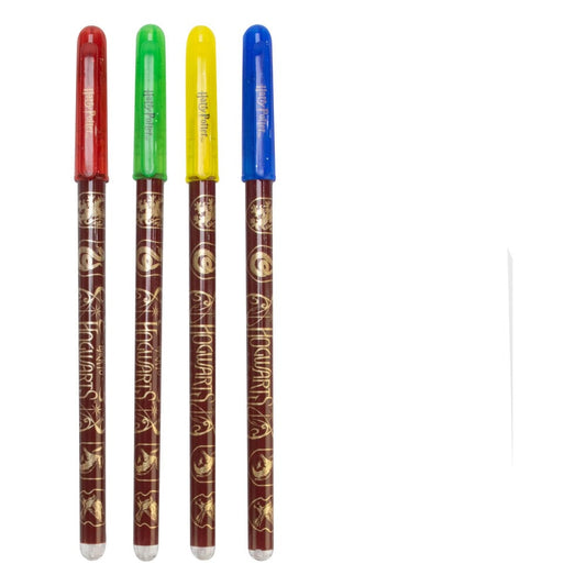 Harry Potter Gelstifte 4-er Pack Colourful Crest    - Versand: 5-7 Tage nach Bestellung