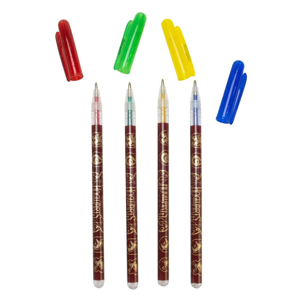 Harry Potter Gelstifte 4-er Pack Colourful Crest    - Versand: 5-7 Tage nach Bestellung