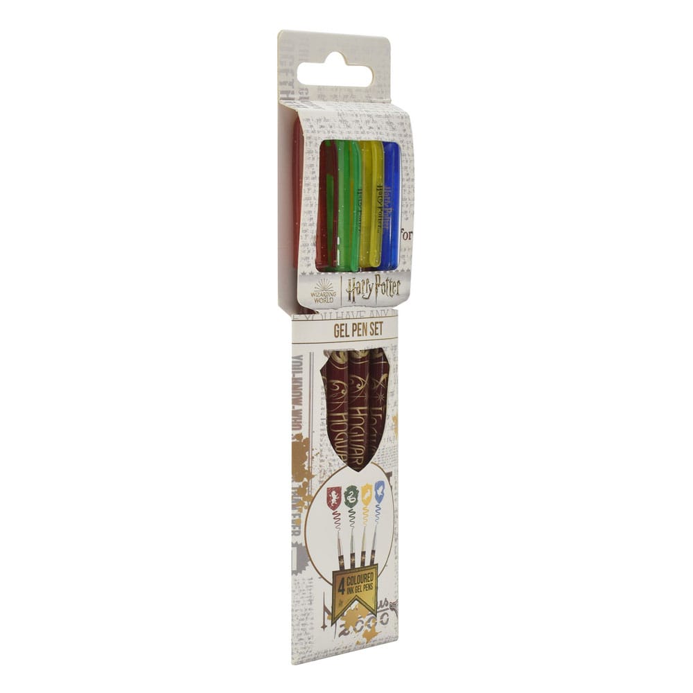Harry Potter Gelstifte 4-er Pack Colourful Crest    - Versand: 5-7 Tage nach Bestellung