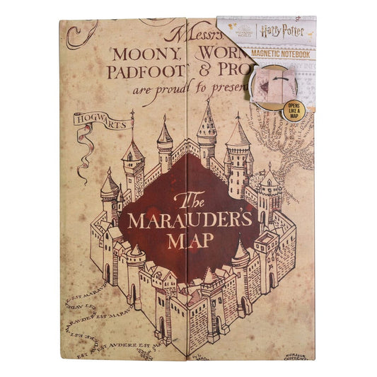 Harry Potter Magnetisches A5 Notizbuch Karte des Herumtreibers - Preorder - ETA: 03.10.2026