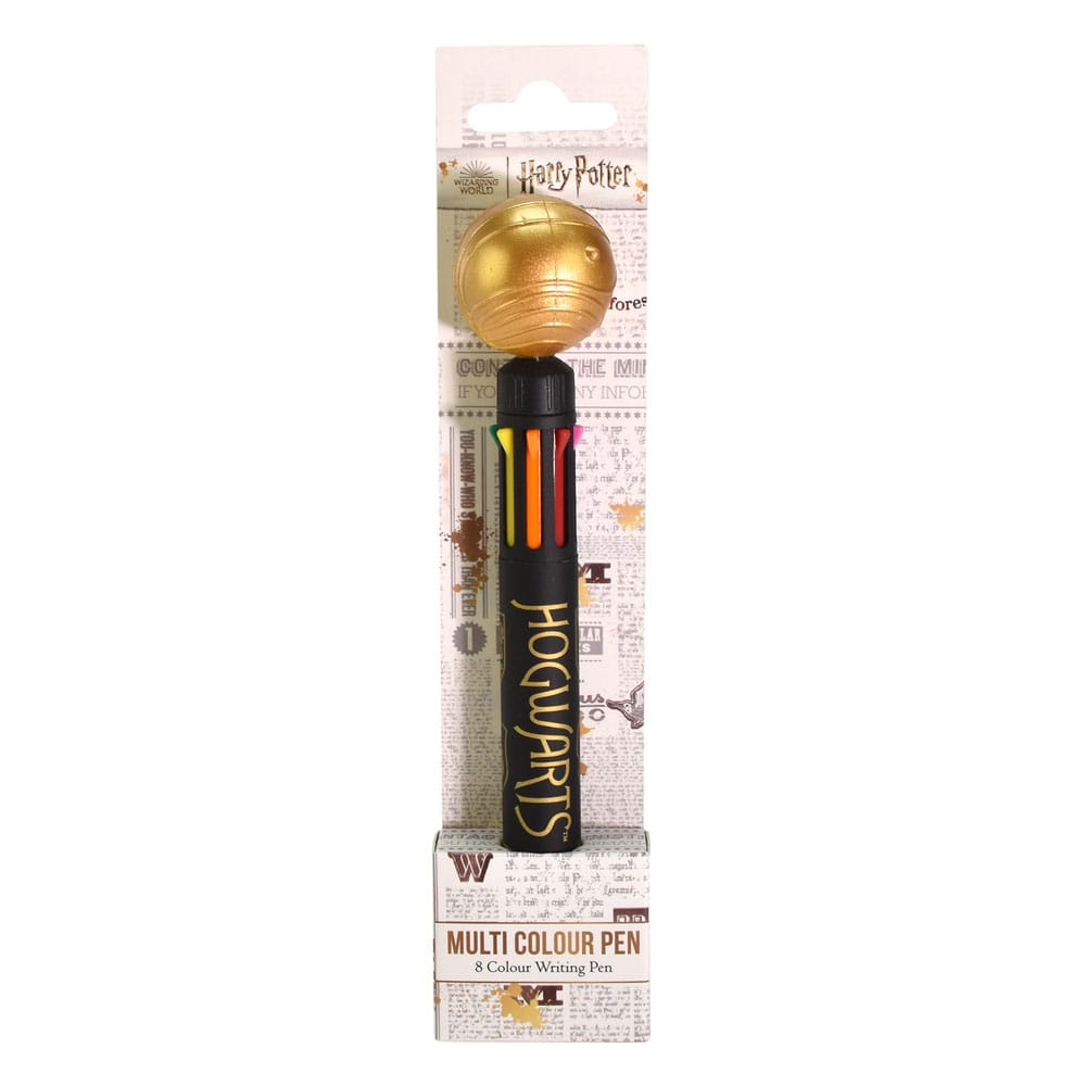 Harry Potter Mehrfarbiger Stift Goldener Schnatz  - Versand: 7 Tage nach Bestellung