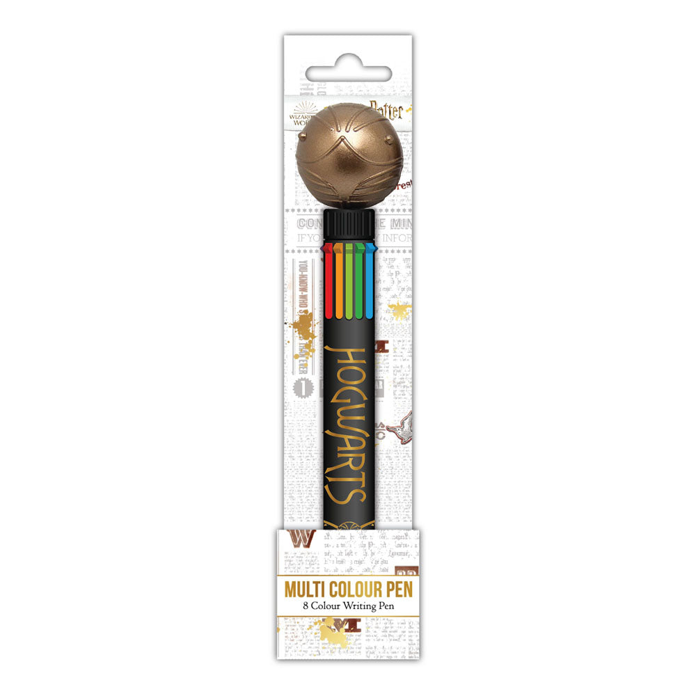 Harry Potter Mehrfarbiger Stift Goldener Schnatz  - Versand: 7 Tage nach Bestellung