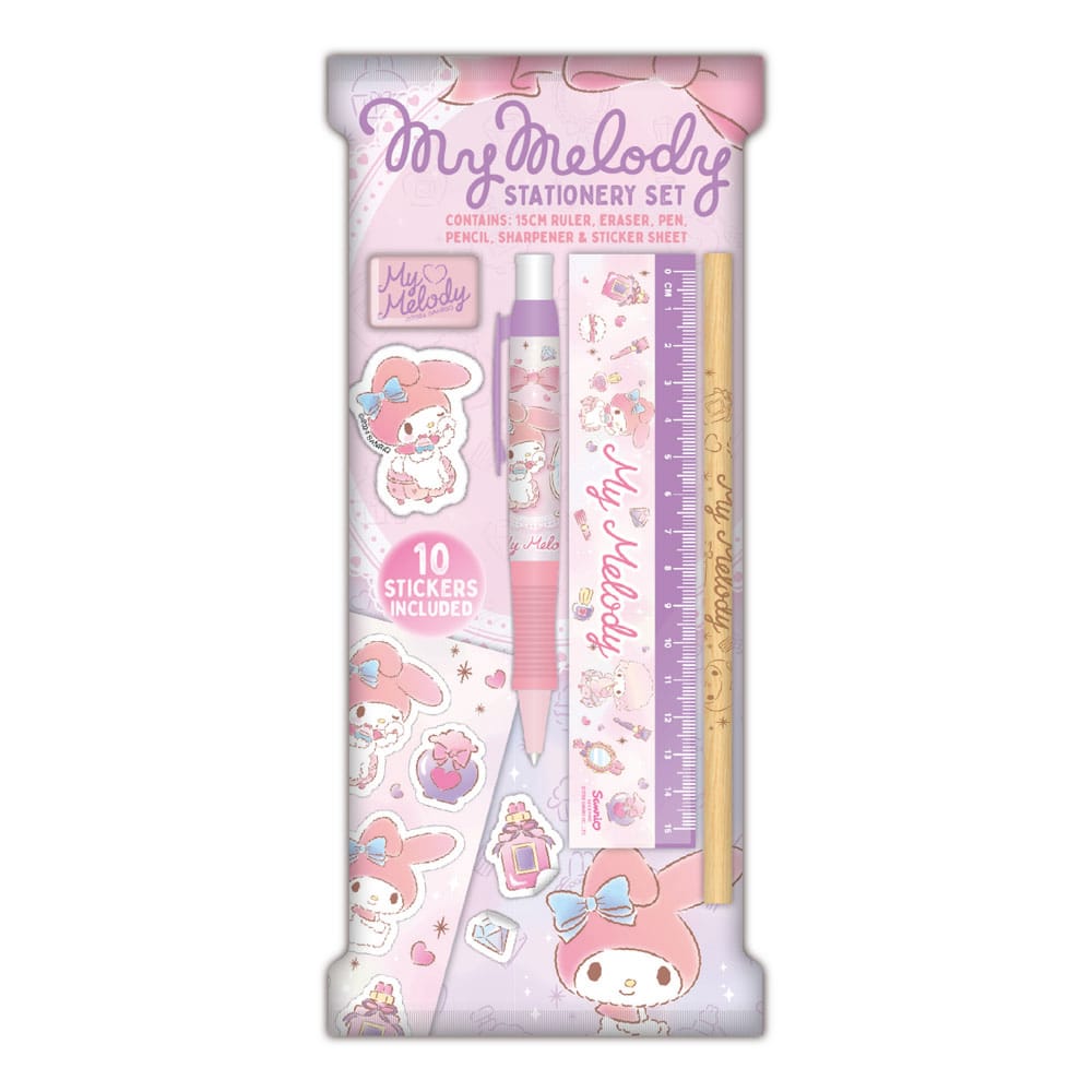 Sanrio Schreibset 6er-Pack My Melody - Preorder - ETA: 08.09.2026