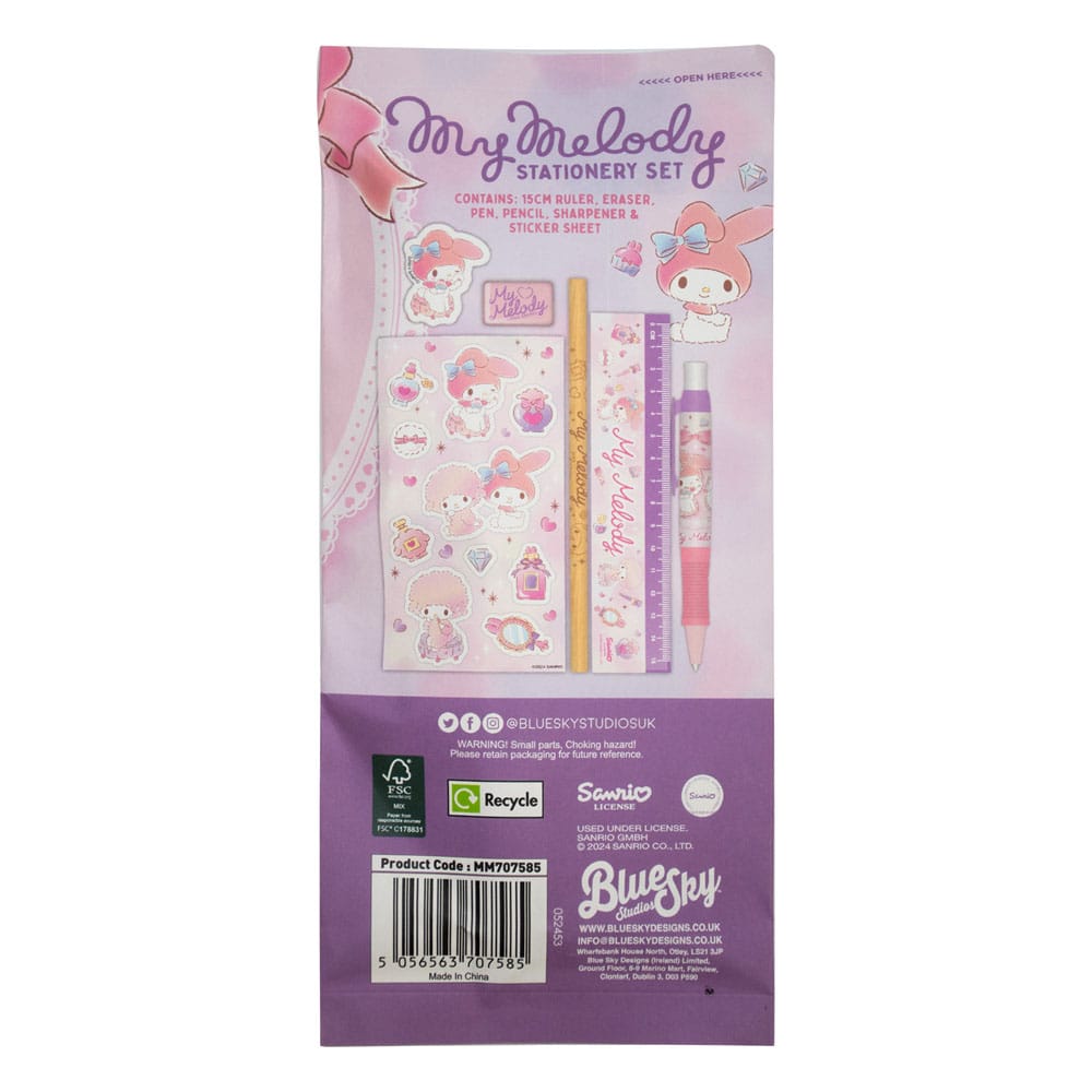 Sanrio Schreibset 6er-Pack My Melody - Preorder - ETA: 08.09.2026
