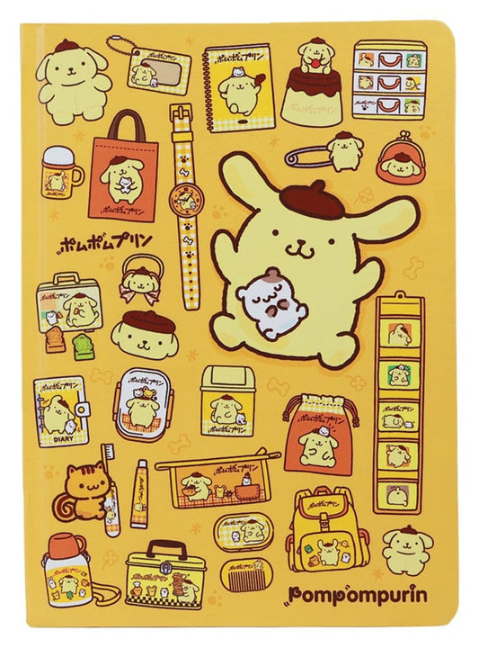 Sanrio A5 Notizbuch Pompompurin - Versand: 7 Tage nach Bestellung