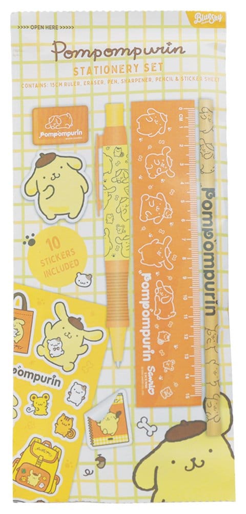 Sanrio Schreibset 6er-Pack Pompompurin - Preorder - ETA: 13.09.2026