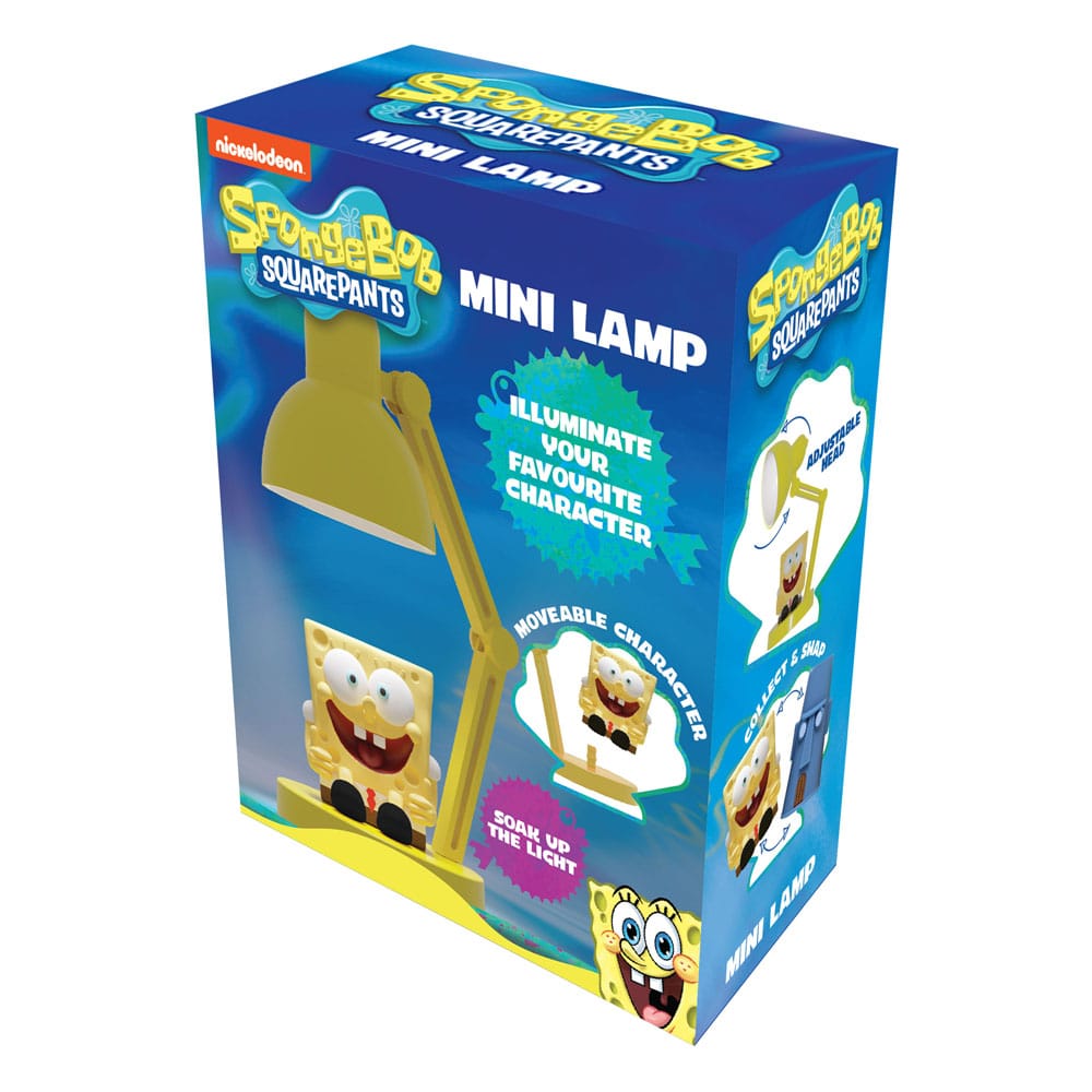 SpongeBob Schwammkopf Mini LED-Lampe mit Figur 10 cm     - Versand: 5-7 Tage nach Bestellung
