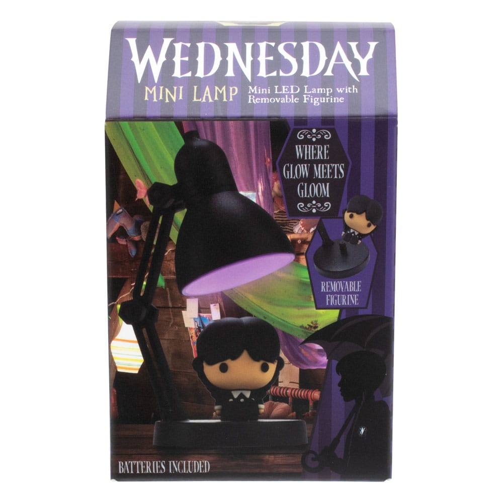 Wednesday Mini LED-Lampe mit Figur 10 cm       - Versand: 7 Tage nach Bestellung