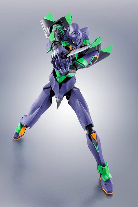 Evangelion: 3.0+1.0 Thrice Upon a Time Robot Spirits Actionfigur (Side EVA) Evangelion Test Type-01 + Spear of Cassius Renewal Color Edition Reissue  - Preorder - ETA: 25.01.2026