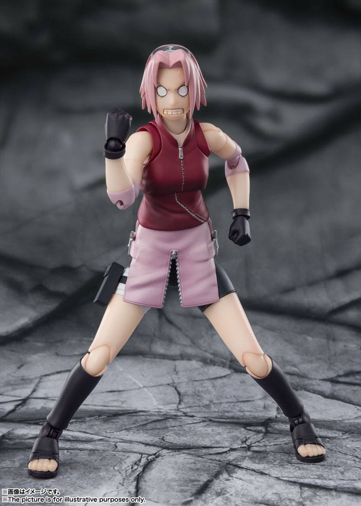 Naruto Shippuden S.H. Figuarts Actionfigur Sakura Haruno -Inheritor of Tsunade's indominable will- 14 cm - Preorder - ETA: Mitte 02.2025