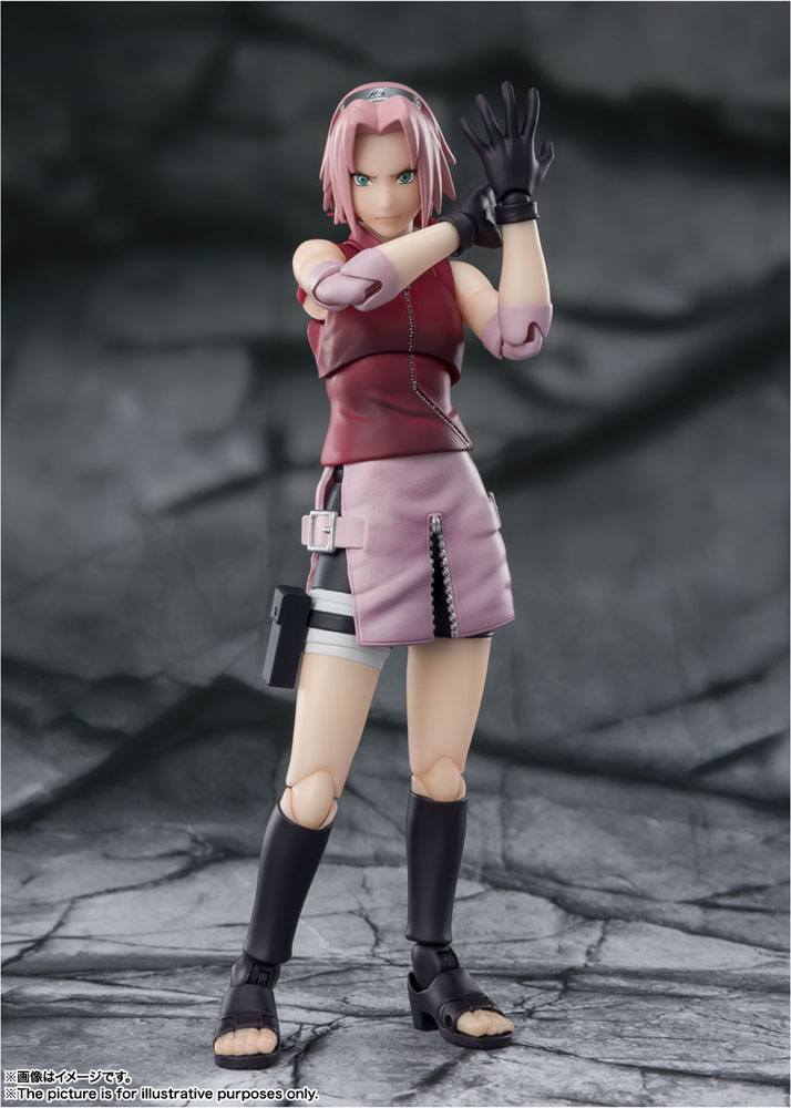 Naruto Shippuden S.H. Figuarts Actionfigur Sakura Haruno -Inheritor of Tsunade's indominable will- 14 cm - Preorder - ETA: Mitte 02.2025