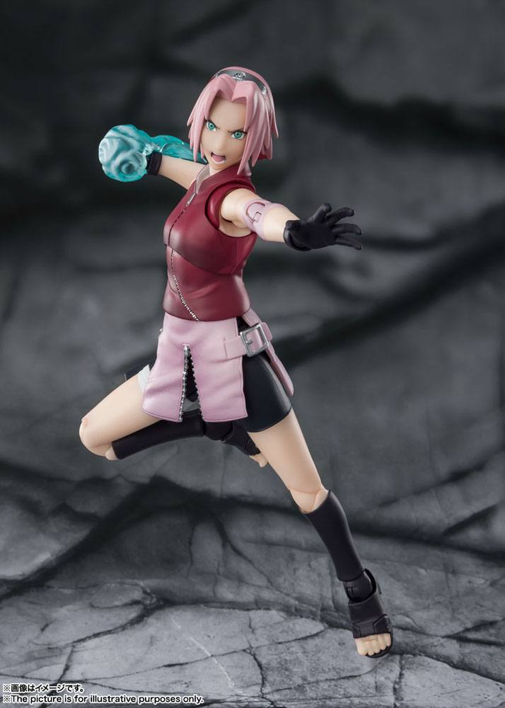 Naruto Shippuden S.H. Figuarts Actionfigur Sakura Haruno -Inheritor of Tsunade's indominable will- 14 cm - Preorder - ETA: Mitte 02.2025