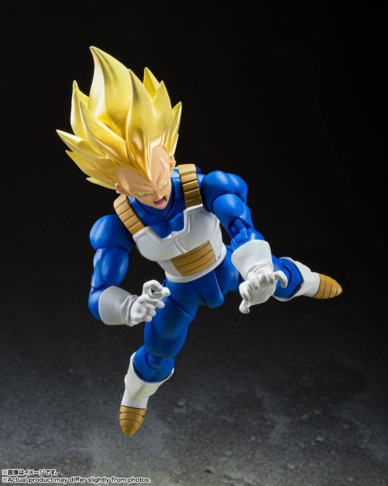 Dragon Ball Z S.H. Figuarts Actionfigur Super Saiyan Vegeta (Awakened Super Saiyan Blood) 14 cm - Preorder - ETA: 19.11.2025