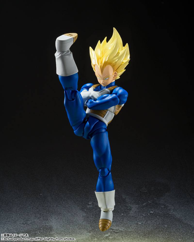 Dragon Ball Z S.H. Figuarts Actionfigur Super Saiyan Vegeta (Awakened Super Saiyan Blood) 14 cm - Preorder - ETA: 19.11.2025