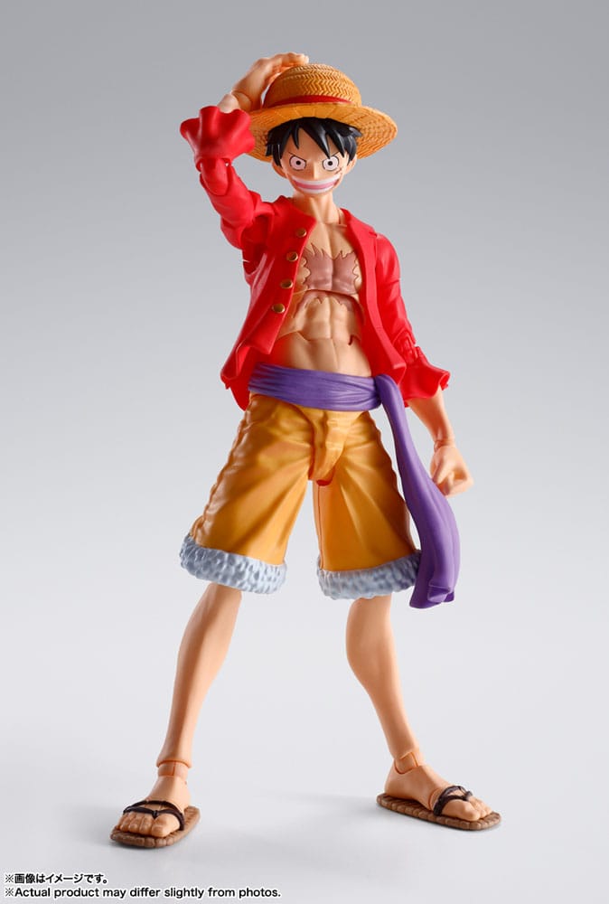 One Piece S.H. Figuarts Actionfigur Monkey D. Ruffy (The Raid on Onigashima) 14 cm    - Versand: 5-7 Tage nach Bestellung