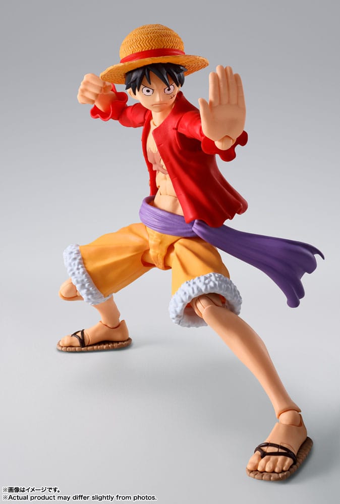One Piece S.H. Figuarts Actionfigur Monkey D. Ruffy (The Raid on Onigashima) 14 cm    - Versand: 5-7 Tage nach Bestellung