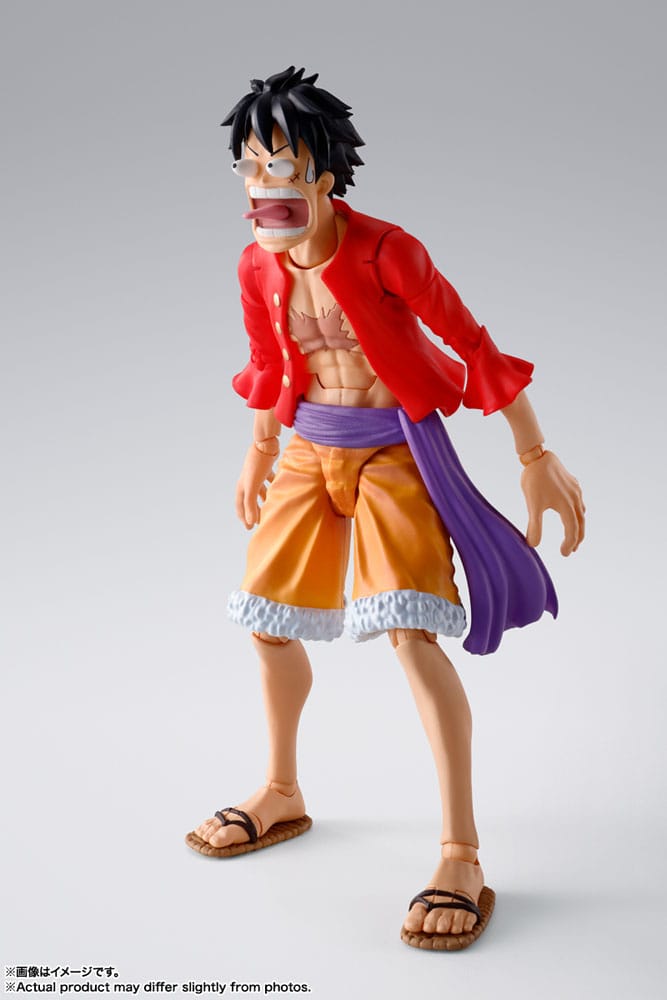 One Piece S.H. Figuarts Actionfigur Monkey D. Ruffy (The Raid on Onigashima) 14 cm    - Versand: 5-7 Tage nach Bestellung