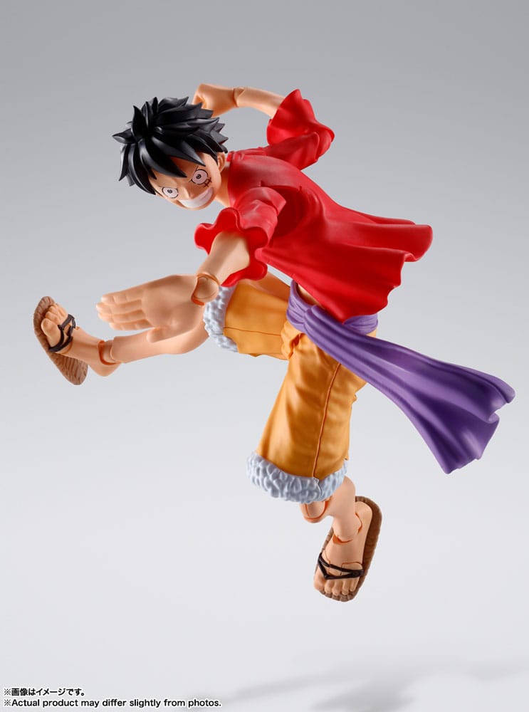 One Piece S.H. Figuarts Actionfigur Monkey D. Ruffy (The Raid on Onigashima) 14 cm    - Versand: 5-7 Tage nach Bestellung