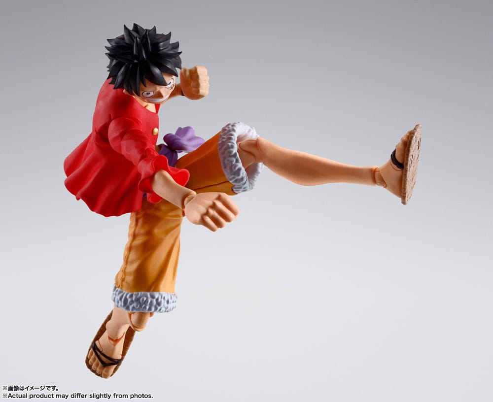 One Piece S.H. Figuarts Actionfigur Monkey D. Ruffy (The Raid on Onigashima) 14 cm    - Versand: 5-7 Tage nach Bestellung