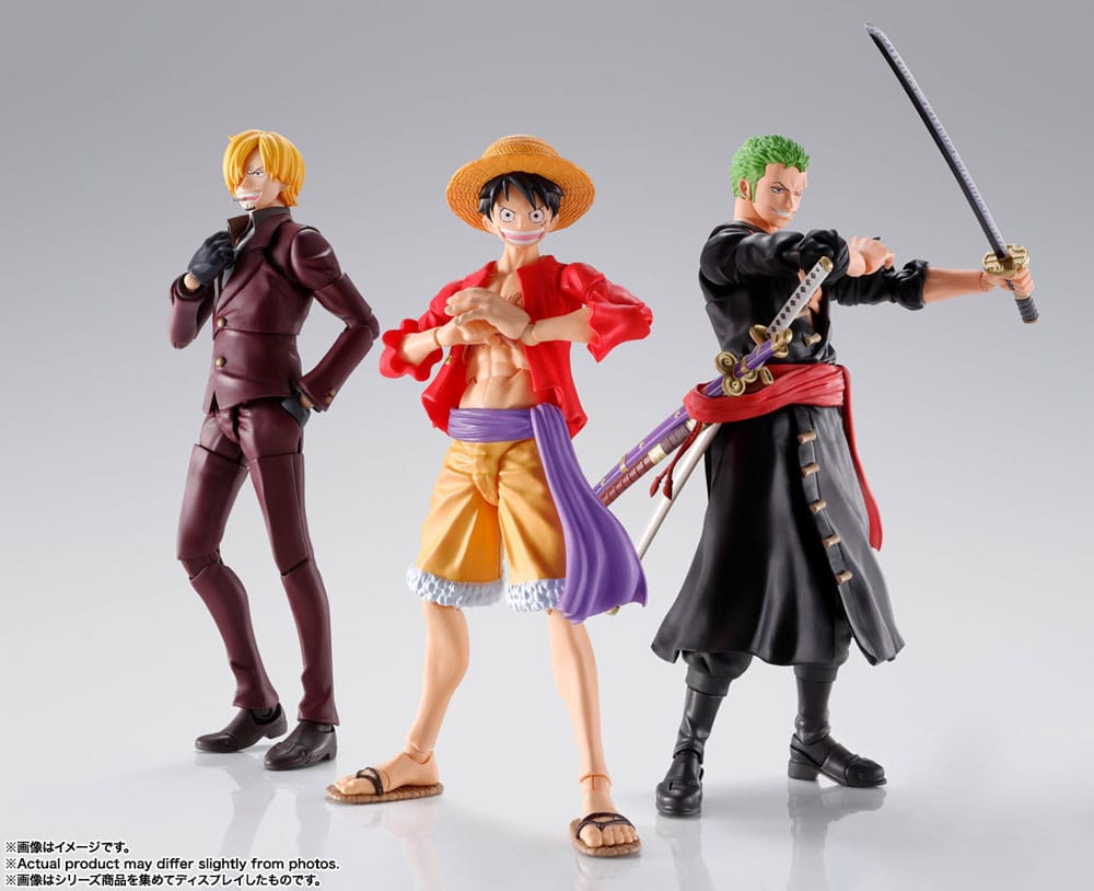 One Piece S.H. Figuarts Actionfigur Monkey D. Ruffy (The Raid on Onigashima) 14 cm    - Versand: 5-7 Tage nach Bestellung