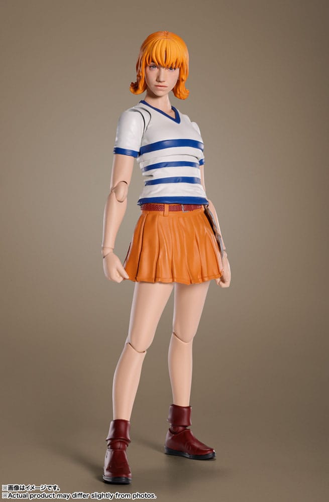 One Piece Live Action S.H. Figuarts Actionfigur Nami 15 cm  - Versand: 5-7 Tage nach Bestellung