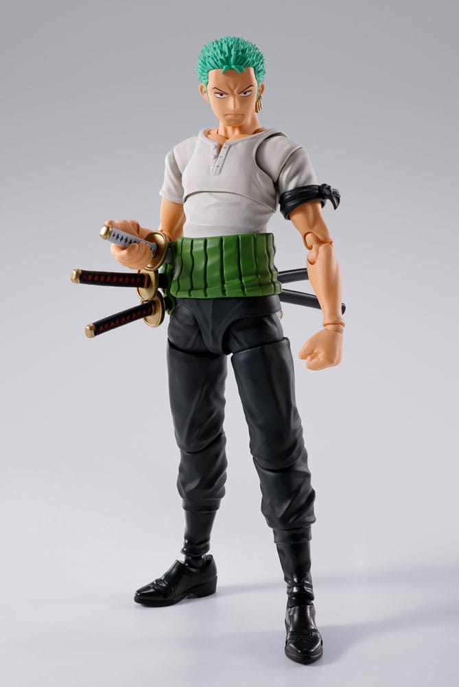 One Piece S.H.Figuarts Actionfigur Roronoa Zoro Romance Dawn Ver. 15 cm - Preorder - ETA: Ende 04.2025